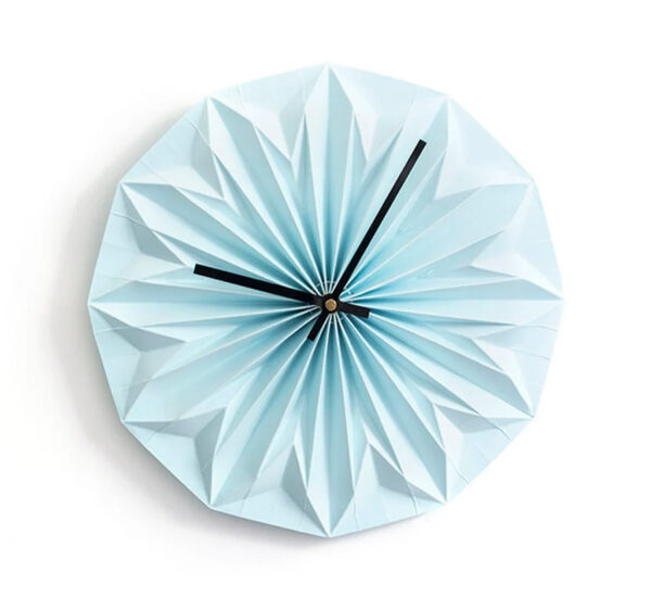 Origami clock paper